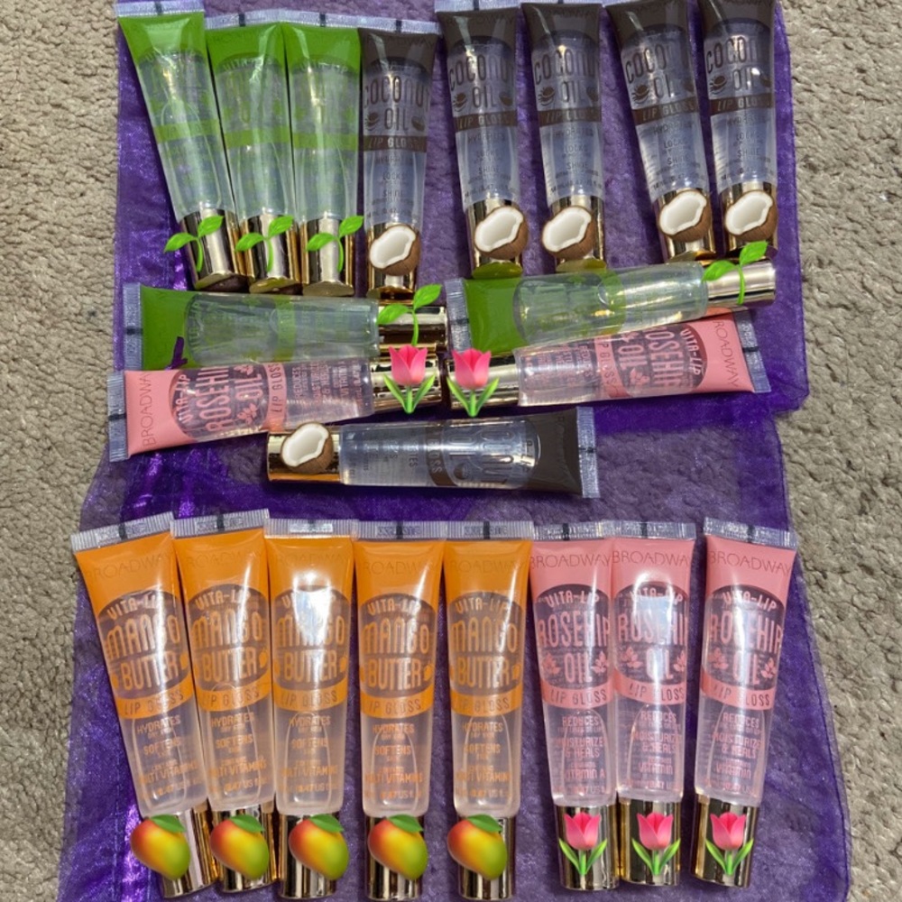 (21) Broadway Clear lip gloss lot bundle deal lots